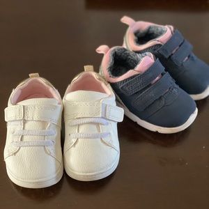 Baby Girls Walking Shoes 2 PAIRS